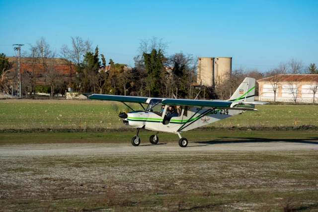 Despegue de la avioneta