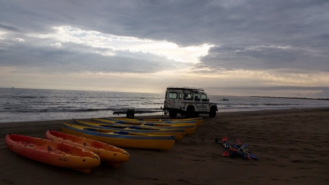 Paseo en kayak biplaza