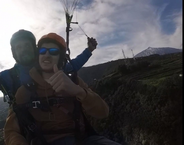  Paragliding flight in Tenerife