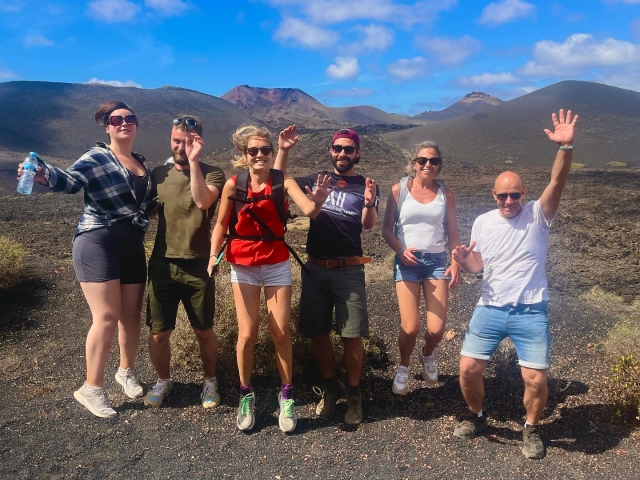  与朋友一起前往布兰卡火山口的路线 