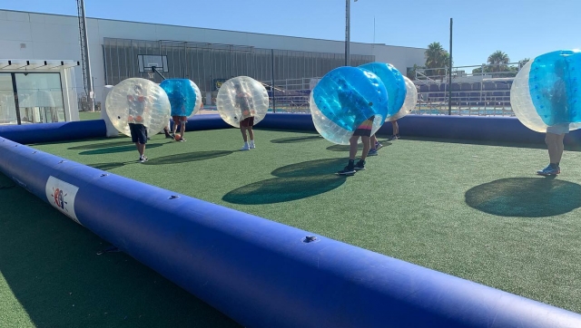  Jogo de futebol bolha em Málaga