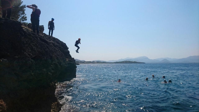 Coasteering experience in Mallorca Norte 