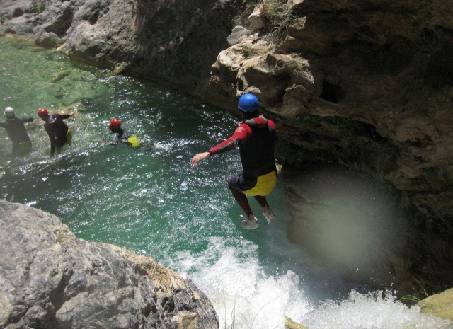 Sima del Diablo barranquismo