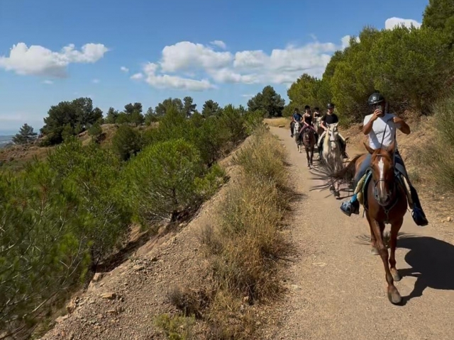Sierra de Collserola 骑马路线，2 小时