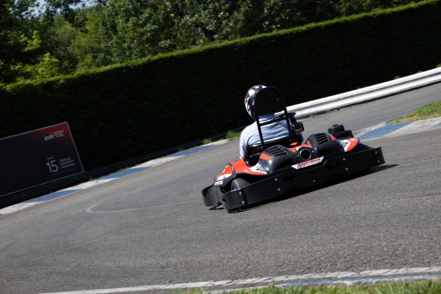  In the race 