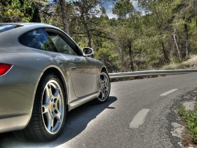 Conduciendo un Porsche