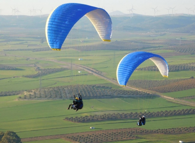  Vol en parapente simultané
