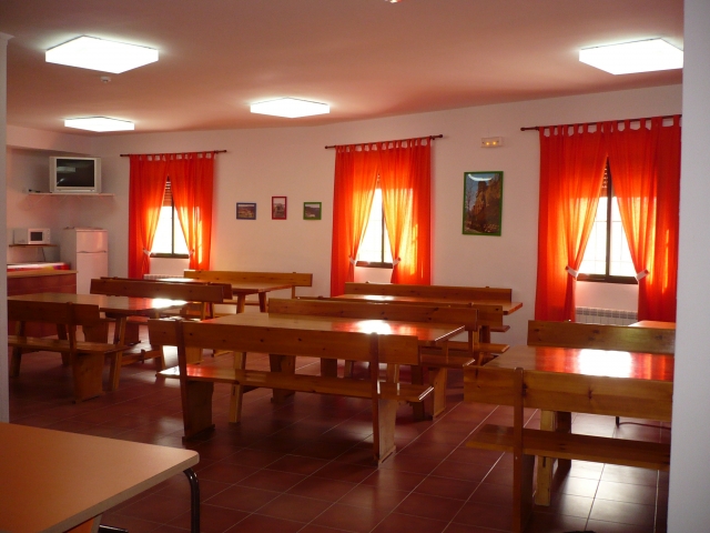 Comedor del albergue