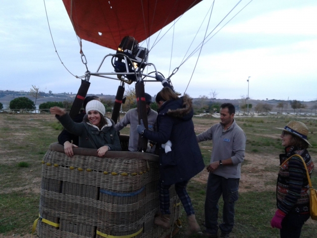 Subiendo al globo