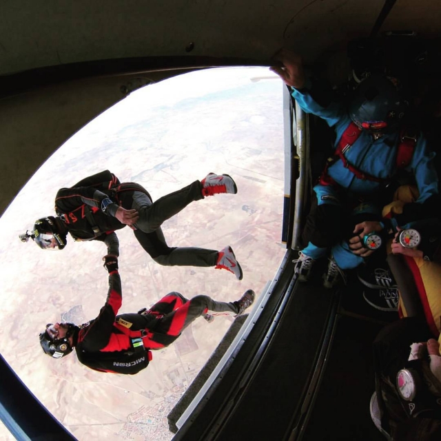  Jumping from the plane 