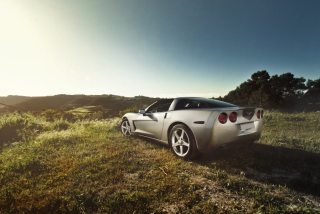 Guida una Corvette 