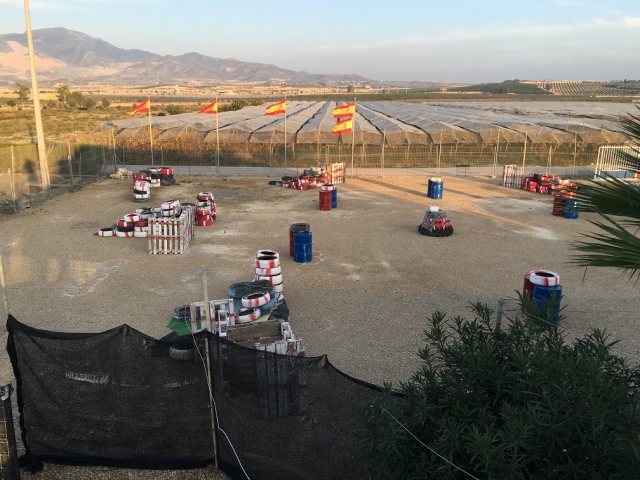 Escenario de gotcha desde el aire