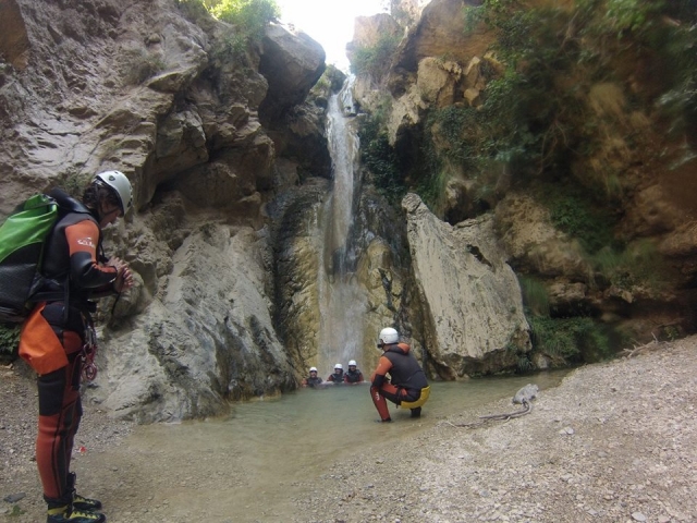 En el barranco de Lentegí