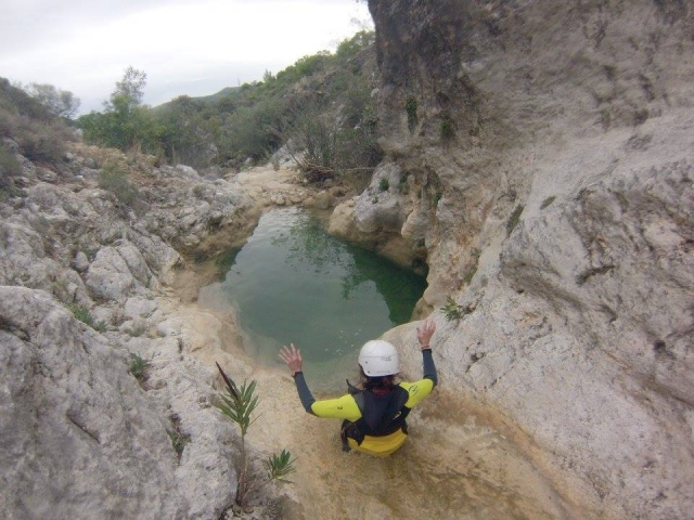 Descenso de barranco de Lentegí