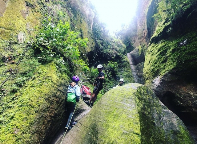 Descenso de canones en Tenerife