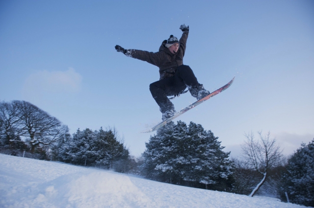  Sessione di snowboard