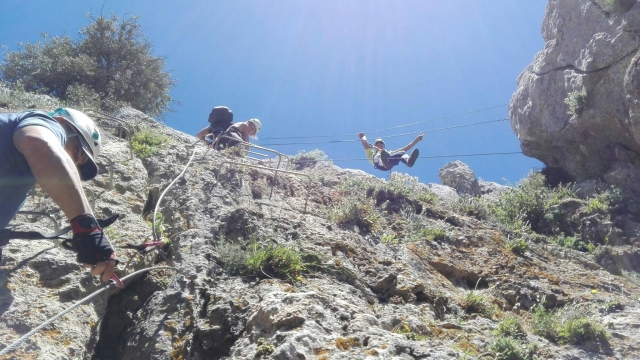  Benaoján geführter Klettersteig 