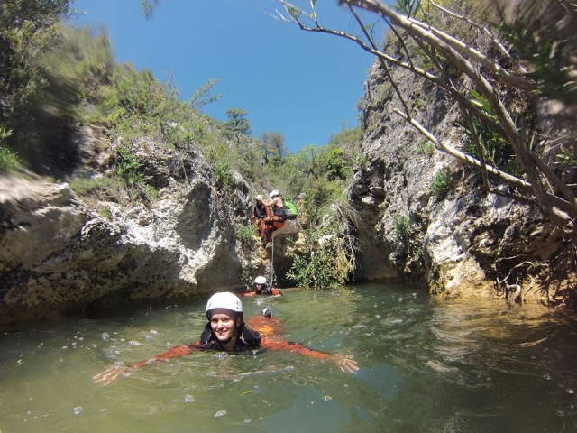  Enjoying the ravine in Majales 