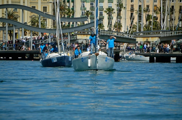 Navegando en Barcelona