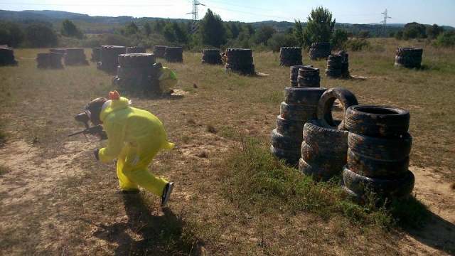 Partida de paintball