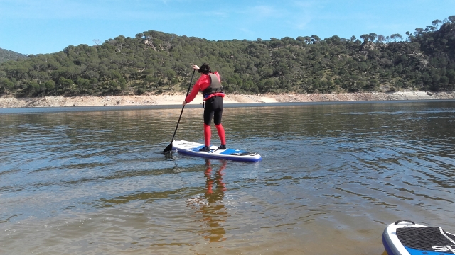 SUP embalse San Juan