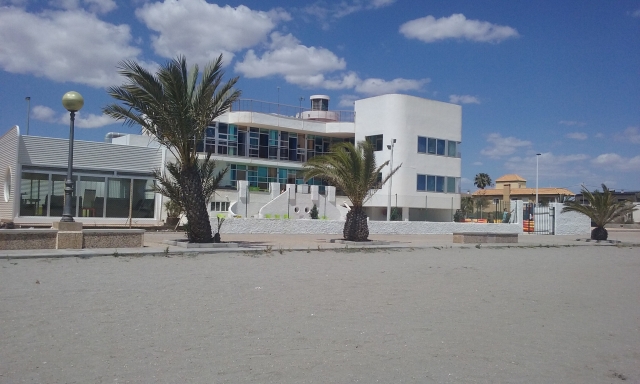 Residencia desde la playa