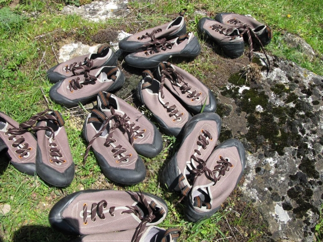 chaussons d'escalade 