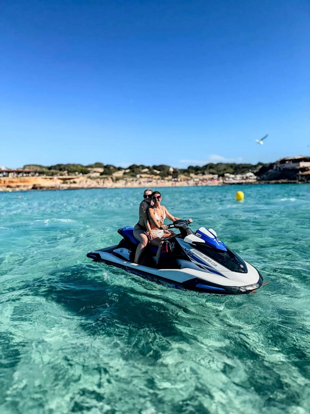 Jetski-Route nach Cala Comte, 45 Minuten