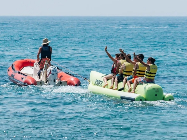 Banana boat en Málaga