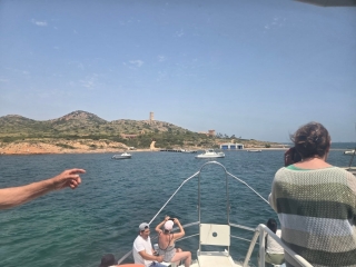 Excursión en barco islas volcánicas Mar Menor 90'