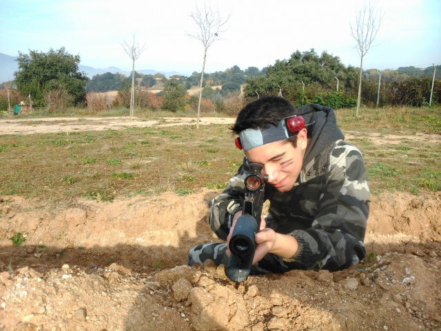 Aiming for cover 