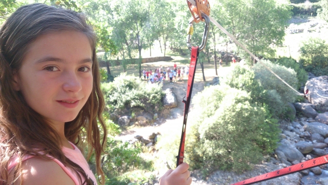  Zip line in the countryside 