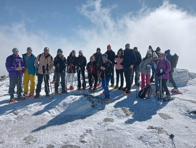  Foto de grupo durante o percurso 