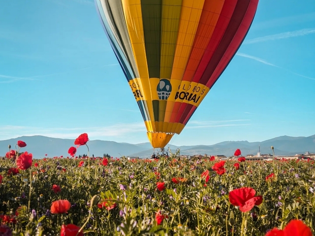 在Aerostatic Balloon中的爱情