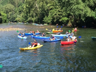 Descenso del Sella en canoa Arriondas adulto 4h