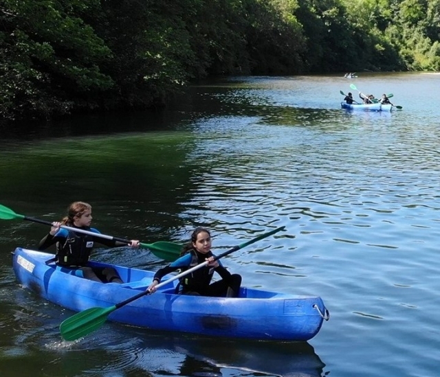 Descenso del Sella en canoa 16km, 4h niños