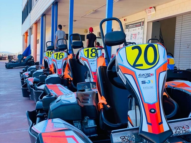  Kart pronti per la gara 