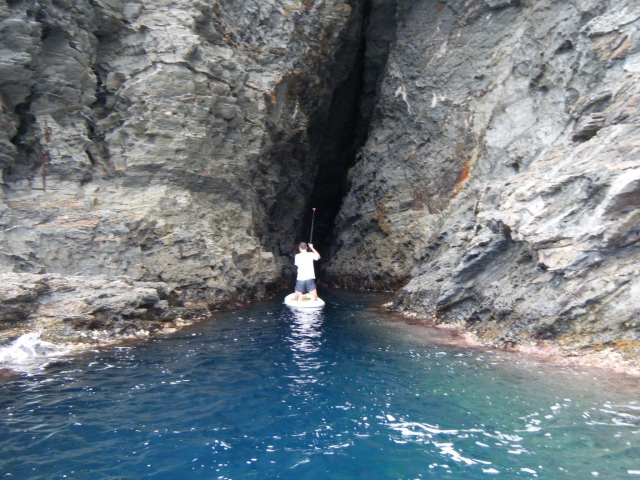  ingresso nella grotta foradada
