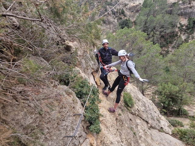 Ferrata en Sierra de Callosa de Segura
