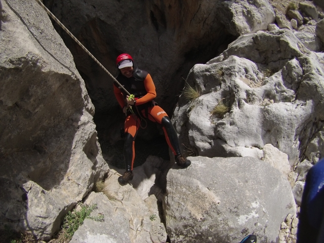  rappelling in cazorla 