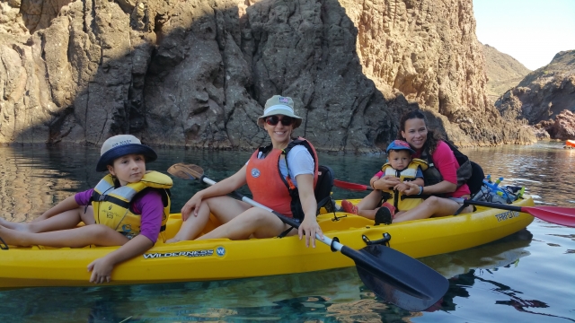  Kayak a tre posti a Cabo de Gata 