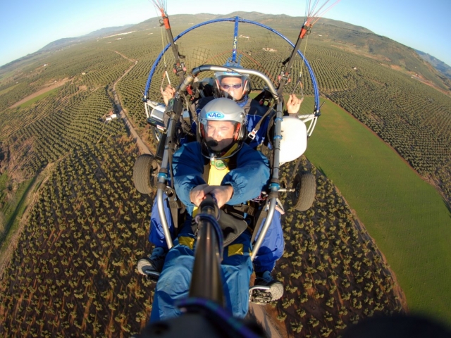  Selfie auf den Olivenbäumen 