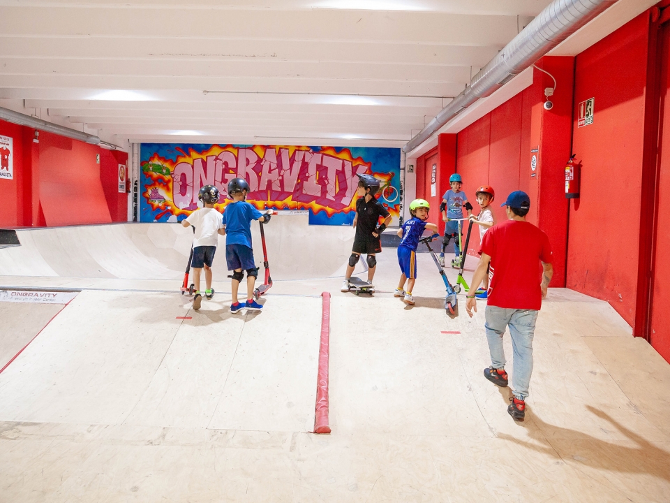 Campamento de skate en Madrid