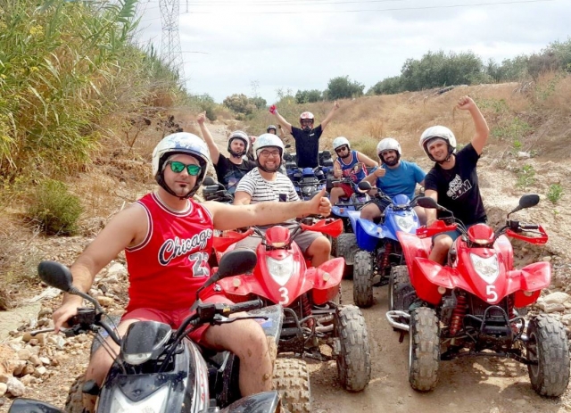  Mojácar quad group outing 