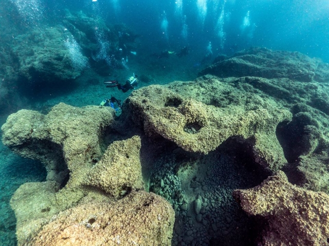 Grupo de buceo en Almería 
