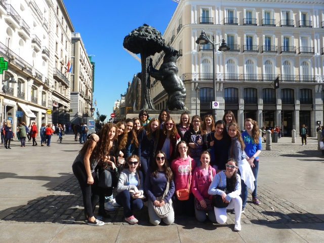 Posando con el oso