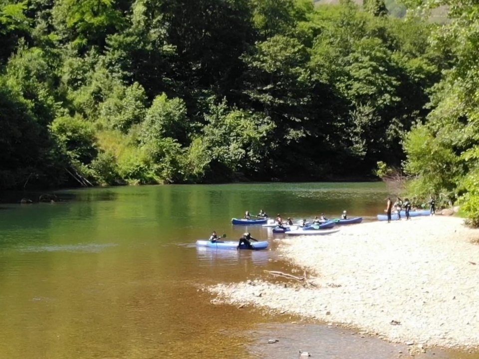 Canoras en el Sella