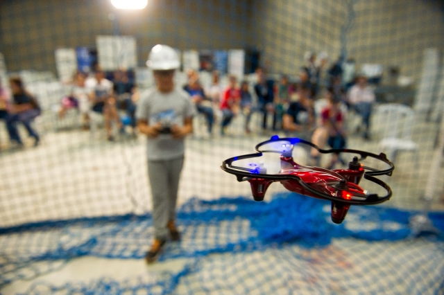 Pilotando un dron