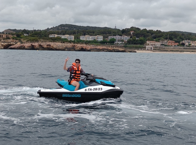 Recorriendo el mediterraneo con las jet ski