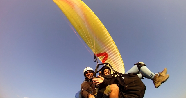 instructor y parapente